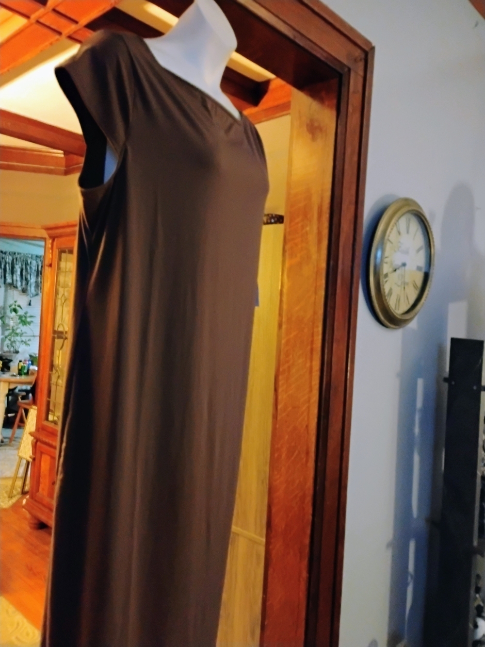 wild fable Brown Backless Sleeveless Shift Dress